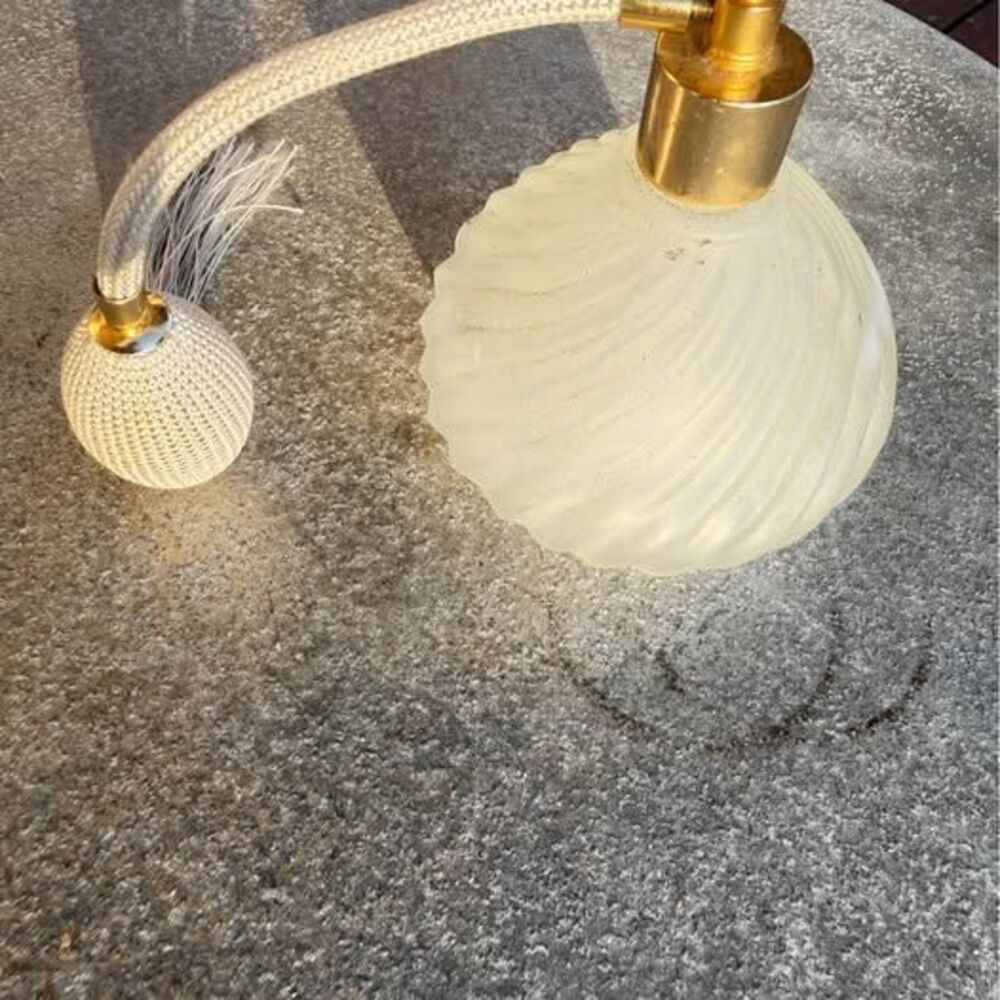 Vintage Frosted Glass Perfume Atomizer